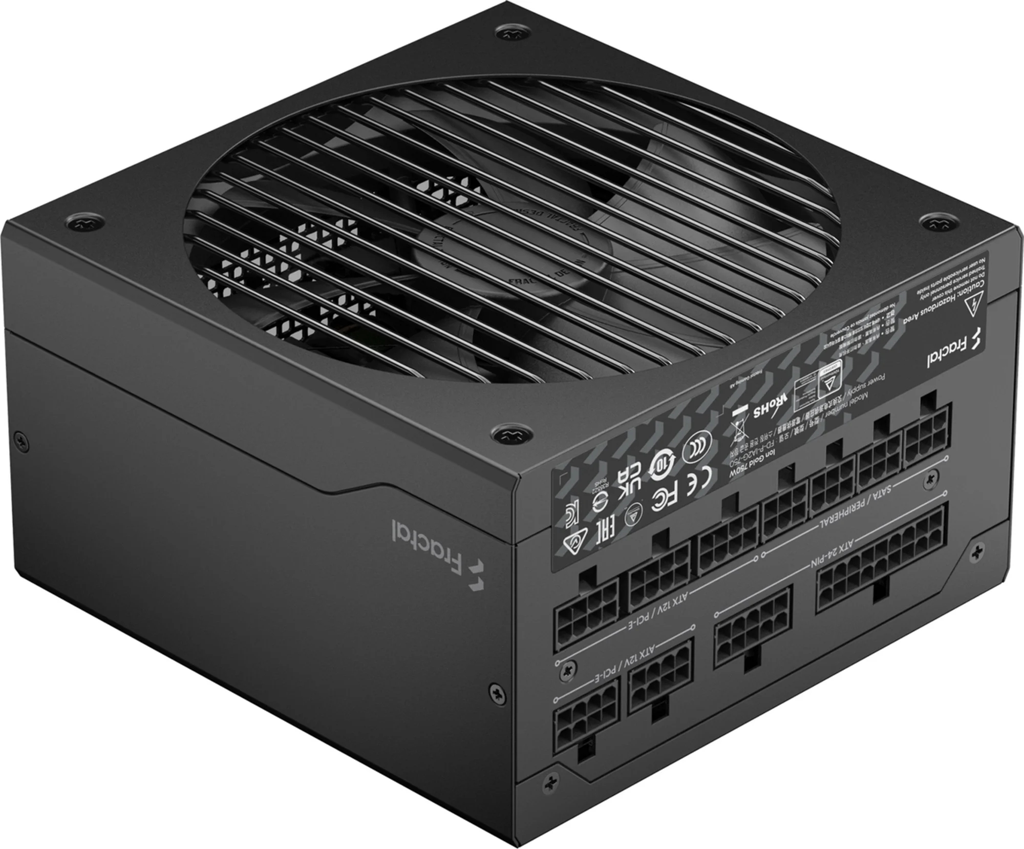 Fractal Design ION Gold 750W – pilnai modulinis 750W maitinimo blokas